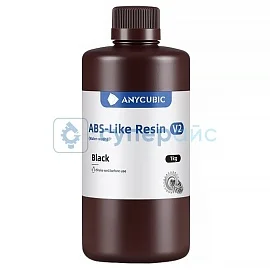 Смола фоточувствительная Anycubic ABS-Like Resin V2, черная, 1 кг фото