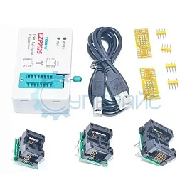 USB программатор для микросхем YGSDTR EZP2025 (5 адаптеров) фото