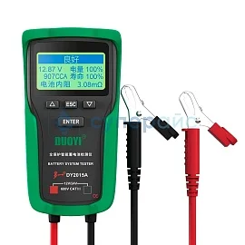 Автомобильный тестер аккумуляторов DUOYI DY2015A фото