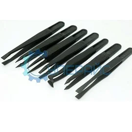 Пинцеты из углепластика антистатические (7 шт.) фото