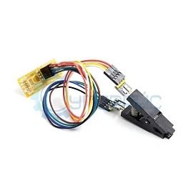 Пружинный адаптер для микросхем в корпусе SOP8 (переходник-прищепка) фото