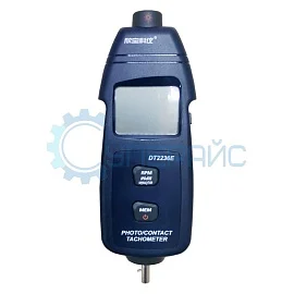 Комбинированный цифровой тахометр SanpoMeter DT2236E бесконтактный, лазерный фототахометр фото