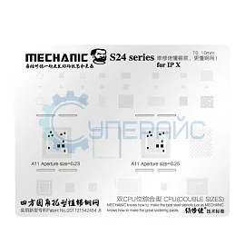 Трафарет для пайки BGA MECHANIC для Apple IPhone X фото