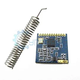 Радиомодуль SI4432 (беспроводной приёмопередатчик) с антенной 433 МГц фото