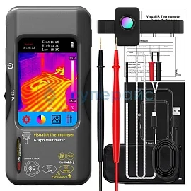 Тепловизионный мультиметр BSIDE SH7 с макрообъективом фото