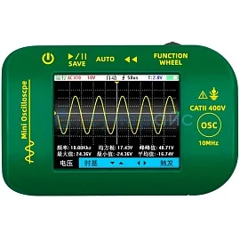 Портативный осциллограф BSIDE OT2 с зажимами типа крокодил фото