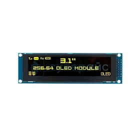OLED-дисплей 3,12 дюйма, 256x64, желтый фото