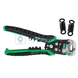 Клещи для зачистки и обжимки проводов LAOA LA815238 с двумя сменными пружинами фото