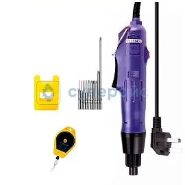 Электрическая отвертка Oushen OS-500 с набором бит и пружинным балансиром (круглые биты, 5 мм) фото