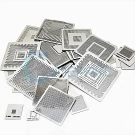 Набор BGA трафаретов для реболлинга 545 шт. фото