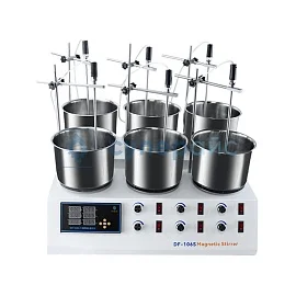 Шестиканальная асинхронная мешалка Dingxinyi DF-106S фото