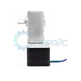 Электродвигатель с червячным редуктором UMot 42HSC1409 (1:100) и односторонним выходным валом фото