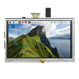5-дюймовый дисплей с адаптером (micro HDMI-HDMI) для Raspberry Pi 4 фото