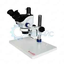 Тринокулярный стереомикроскоп Kaisi TX-350E с дымоуловителем фото
