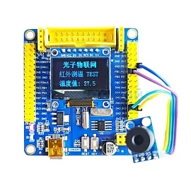 Плата расширения STM32F103C8T6 с датчиком температуры фото