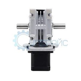 Шаговый двигатель с червячным редуктором UMot 42HSC6403 (1:60) с двухсторонним валом фото