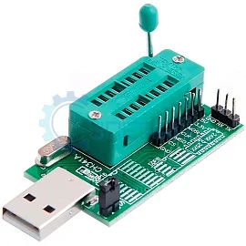 USB программатор на CH341A с тремя адаптерами фото