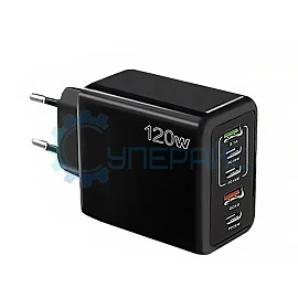 Адаптер A506-3C+2U с мощностью 120 Вт фото