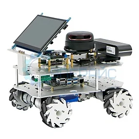 Робот WHEELTEC Mecanum wheel ROS с сенсорным экраном фото