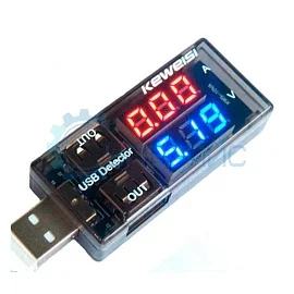 USB тестер напряжения и тока Keweisi KWS-10VA фото