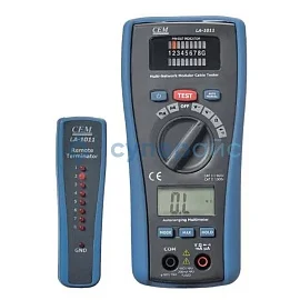 Многофункциональный кабель-тестер CEM LA-1011 с мультиметром фото