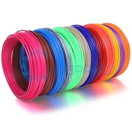 Комплект ABS пластика для 3D ручки из 12 цветов (60 метров) фото