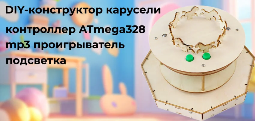 Особенности набора для сборки карусели Купить конструктор для сборки карусели в Суперайс