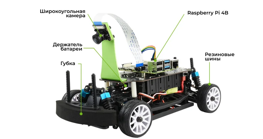 Робот Waveshare PiRacer Pro AI Kit программируемый робот машина