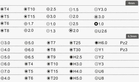 jakemy jm 6092b отвертка для бытовой техники
