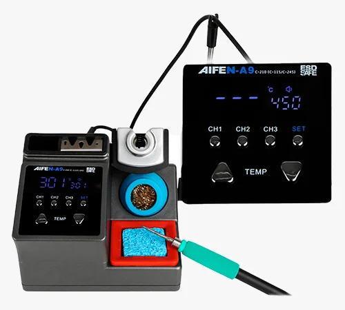 Дисплей станции для пайки Aifen A9 Паяльная станция Aifen A9 купить в Суперайс