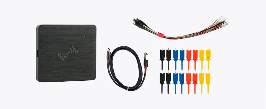 Комплектация логического анализатора-приставки DreamSourceLab DSLogic U2Basic