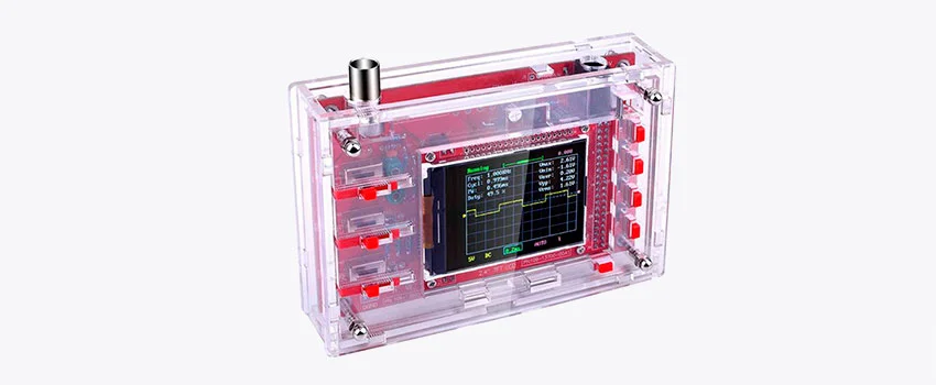 Одноканальный осциллограф DSO138 в сборе