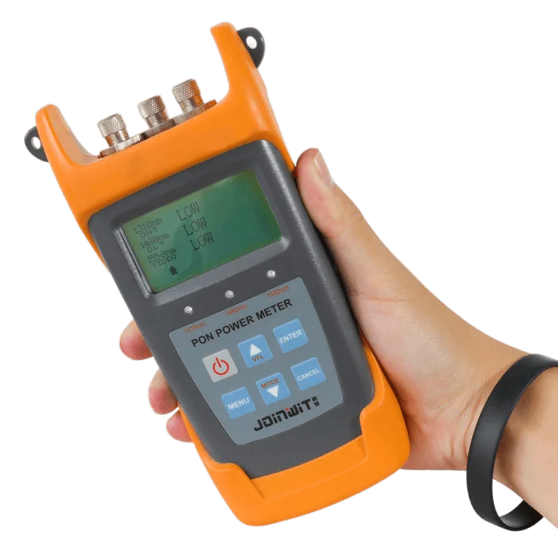 Измеритель оптической мощности в рабочем состоянии Joinwit JW3213AV Измеритель мощности Joinwit JW3213AV купить в Суперайс