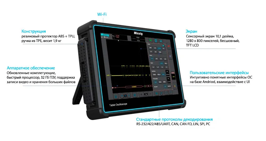 Осциллограф Micsig TO3004 Осциллограф Micsig TO3004 купить в Суперайс