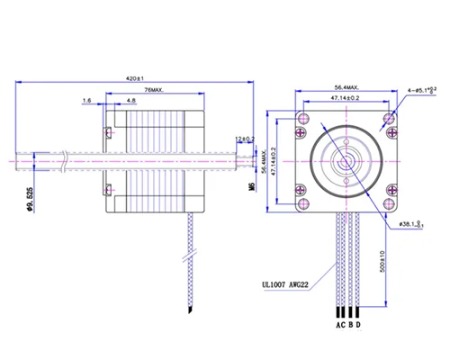 шаговый двигатель схема