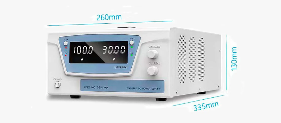 Габариты источника питания Wanptek KPS30010D блок питания Wanptek