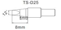 паяльное жало B02 для паяльника TS80 MINI