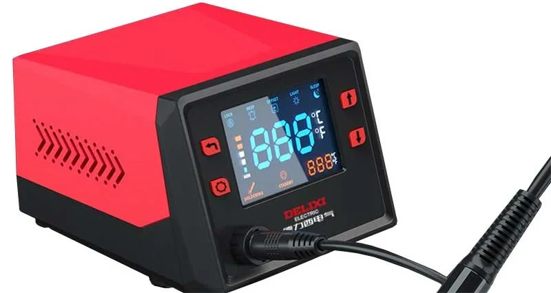 Одноканальная станция для пайки DELIXI DHGDB70T Цифровая паяльная станция Delixi DHGDB70T