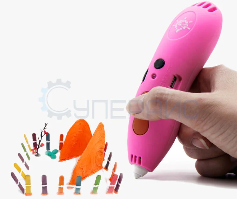 розовая 3D ручка купить недорого