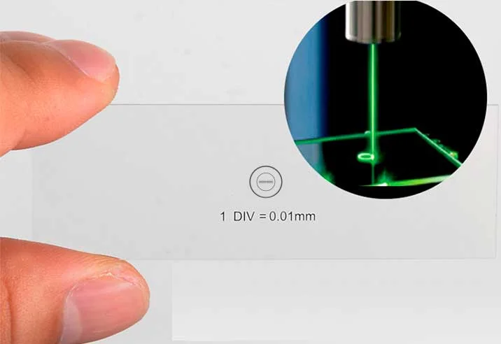 объект микрометр для микроскопа