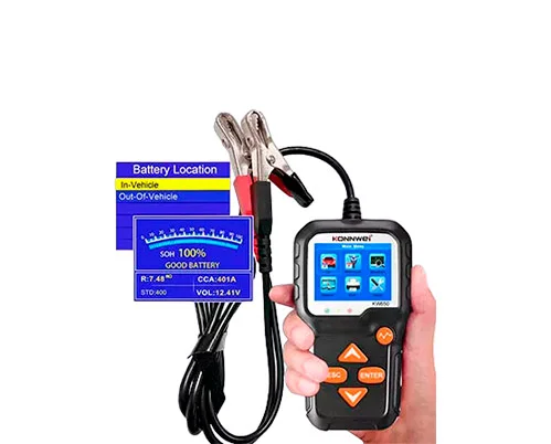 Автомобильный тестер батарей Konnwei KW650