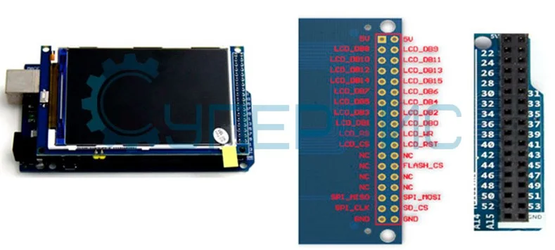 подключение к Arduino Mega2560