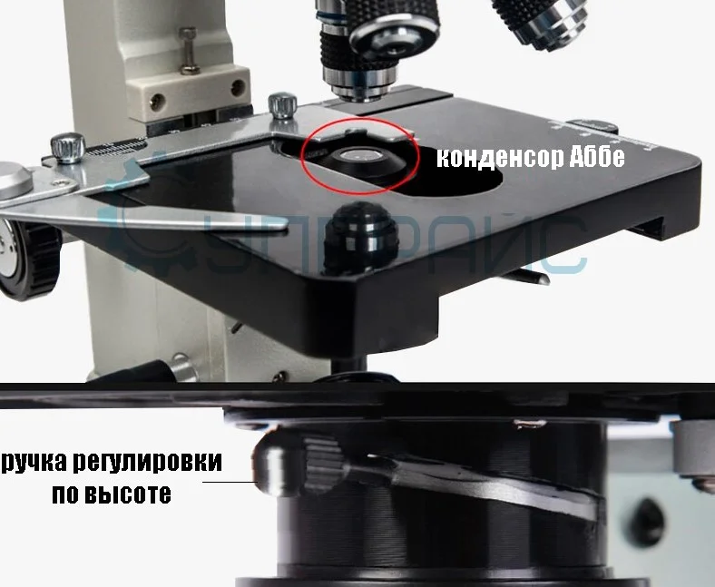  микроскоп учебный 40x–1600x
