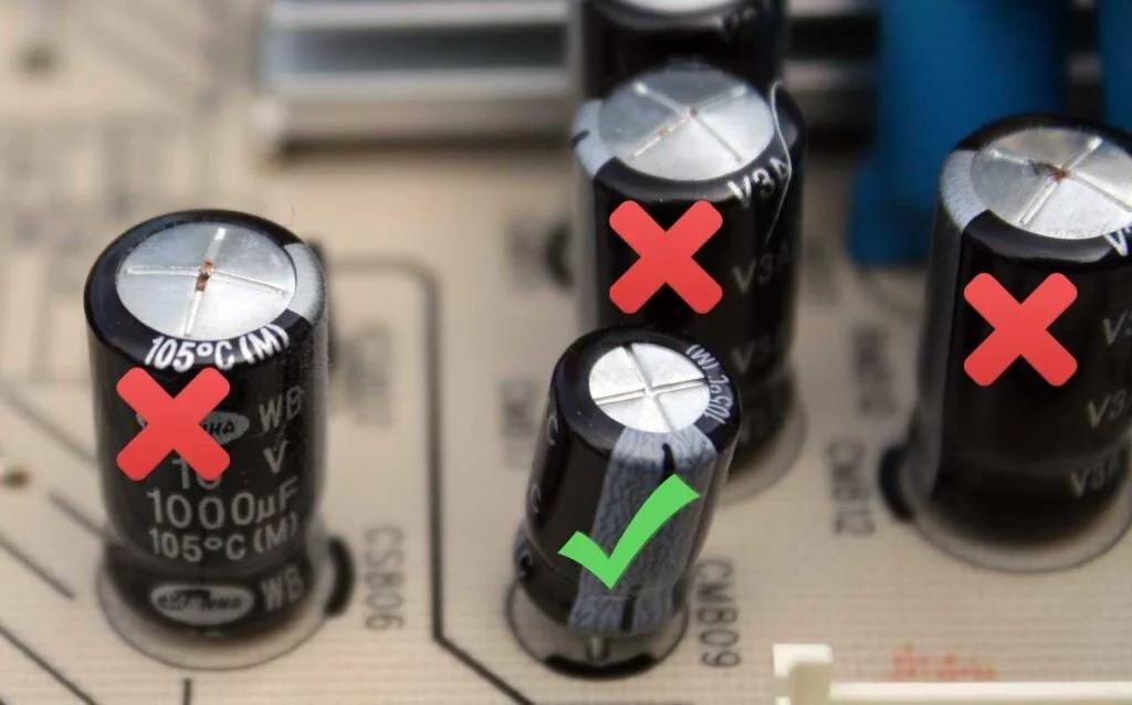 вздутый конденсатор