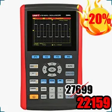 Портативный цифровой осциллограф UNI-T UTD1025DL купить в суперайс по акции