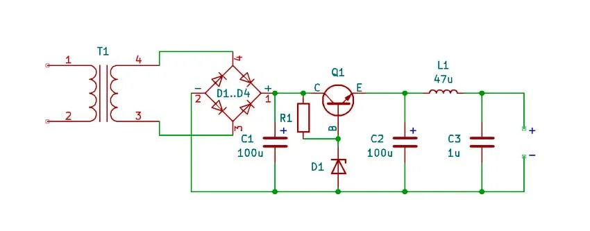 параметрический стабилизатор схема