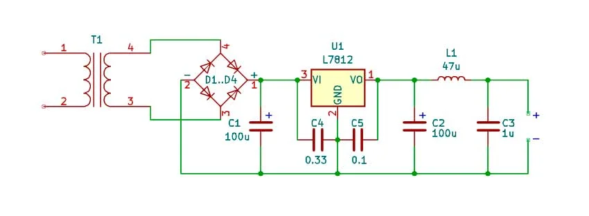 интегральный стабилизатор схема
