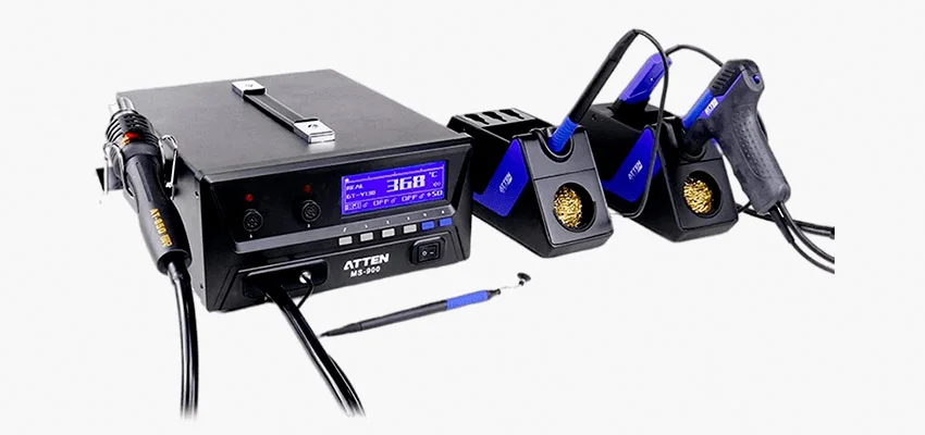 Термовоздушный фен с питанием