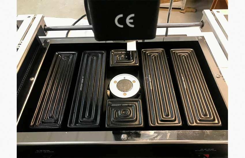 Внешний вид нижнего преднагревателя