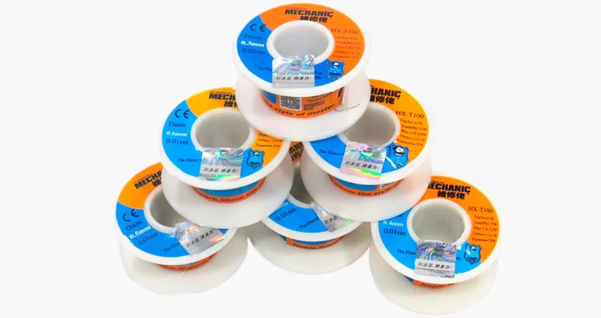 Припой с флюсом для пайки